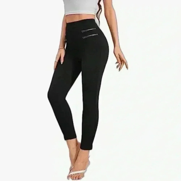 Utility Zip Detail Leggings - Picture 1 of 7